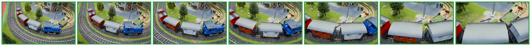 Critic verdicts: Train scene, dolly in. Every frame accepted, overall 9.2.